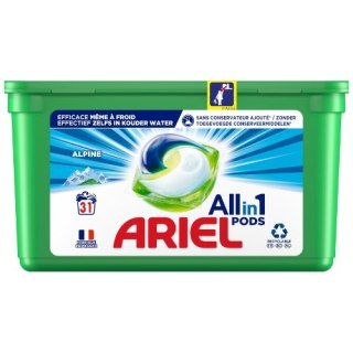 Ariel Kapsułki do Prania All in one 31 szt (Francja)