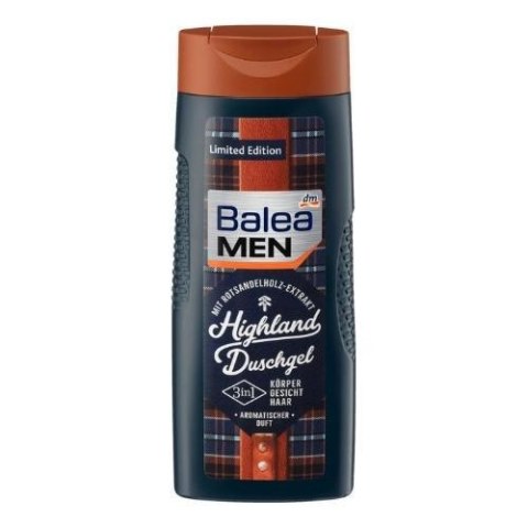 Balea men Highland Żel Pod Prysznic 300 ml (Niemcy) Balea men Highland Żel Pod Prysznic 300 ml (Niemcy)