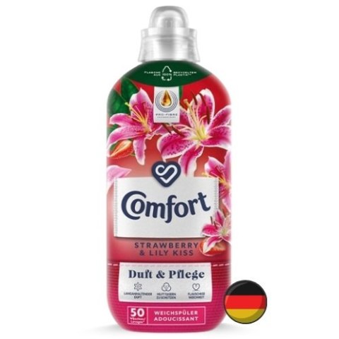 Comfort Strawberry Lily Kiss Truskawka Lilia Płyn do Płukania 50 prań (Niemcy) Comfort Strawberry Lily Kiss Truskawka Lilia Płyn do Płukania 50 prań (Niemcy)
