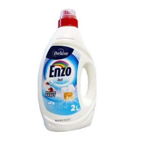 Deluxe Enzo Żel do Prania 2w1 do Tkanin Białych 50 prań (Niemcy) Deluxe Enzo Żel do Prania 2w1 do Tkanin Białych 50 prań (Niemcy)