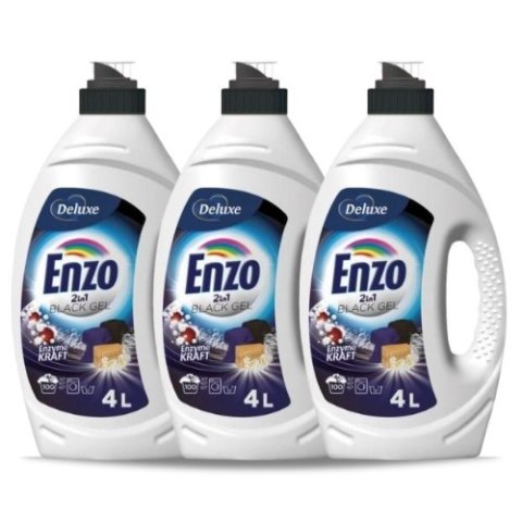 Deluxe Enzo Zestaw Żel do Prania Czarnego 3 x 100 = 300 prań (Niemcy) Deluxe Enzo Zestaw Żel do Prania Czarnego 3 x 100 = 300 prań (Niemcy)