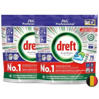 Dreft Platinum Tabletki do Zmywarki 2 x 75 szt = 150 szt (Belgia)