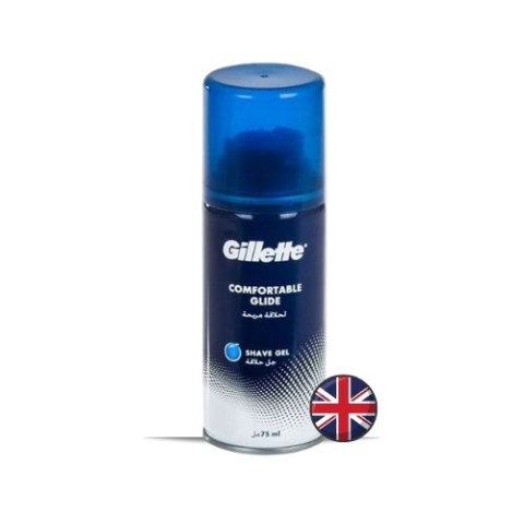 Gillette Comfortable Glide Żel do Golenia 75 ml (Wielka Brytania) Gillette Comfortable Glide Żel do Golenia 75 ml (Wielka Brytania)