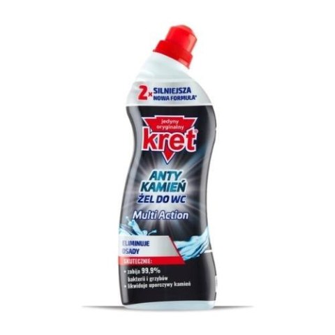 Kret Żel do WC Toalety Multiaction Na Kamień i Osady 750 g Kret Żel do WC Toalety Multiaction Na Kamień i Osady 750 g