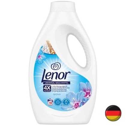 Lenor Aprilfrisch Uniwersalny Żel do Prania Niebieski 20 prań (Niemcy)