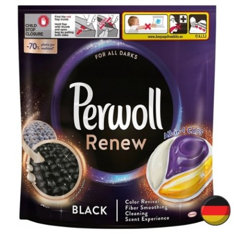 Perwoll Renew Schwarz Black Kapsułki do Prania Czarnego 40 prań (Niemcy) Perwoll Renew Schwarz Black Kapsułki do Prania Czarnego 40 prań (Niemcy)