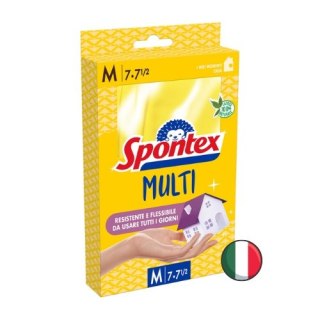 Spontex Rękawice Gospodarcze do Sprzątania Wytrzymałe M (Włochy)