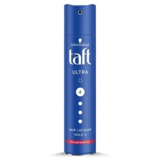 Taft Ultra 4 Lakier do Włosów Wzmacniający Niebieski 250 ml