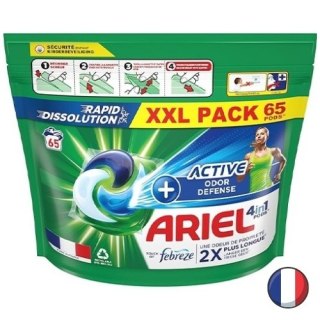 Ariel All in 1 Active Odor Defense Sport Uniwersalne Kapsułki do Prania 65 szt. (Francja)
