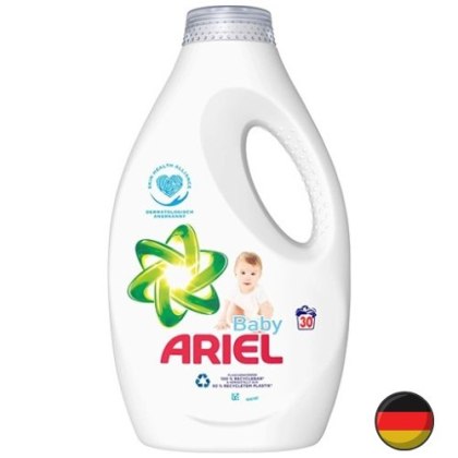 Ariel Baby Żel do Prania Hipoalergiczny dla Dzieci Alergików 30 prań (Niemcy)