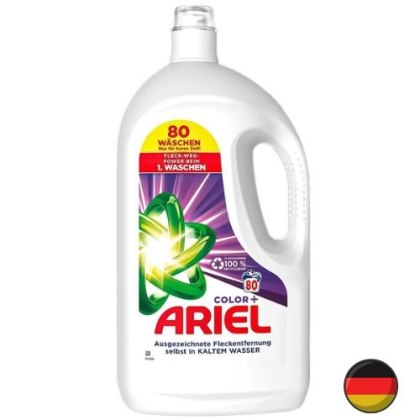 Ariel Color+ Farbschutz Żel do Prania Koloru 80 prań (Niemcy)