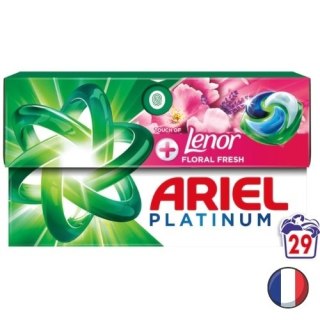Ariel Pods Platinum Kapsułki do Koloru z Dodatkiem Lenora Floral Fresh Kwiatowe 29 szt. (Francja)
