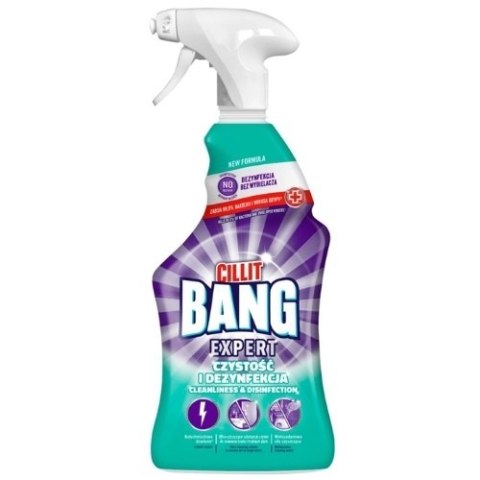 Cillit Bang Expert Czystość i Dezynfekcja Spray do Czyszczenia Powierzchni 750 ml