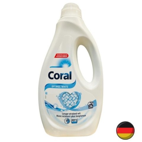 Coral Optimal White Żel do Prania Białego 26 prań (Niemcy) Coral Optimal White Żel do Prania Białego 26 prań (Niemcy)