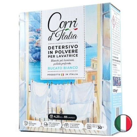Corri d'Italia Bianco Proszek do Prania Białego 85 prań (Włochy)