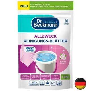 Dr Beckmann Magiczne Listki Do Mycia Podłóg Spring Fresh Wiosenna Świeżość 20 szt. (Niemcy)