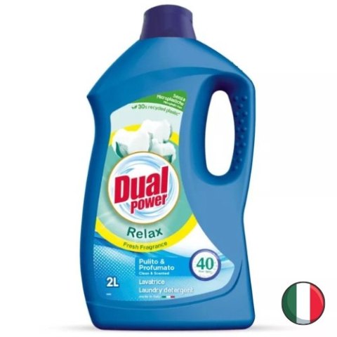 Dual Power Relax Uniwersalny Płyn do Prania Perfumowany 40 prań (Włochy)