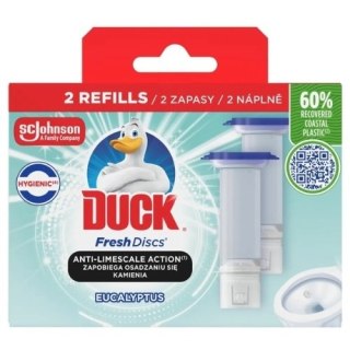 Duck Fresh Discs Duo Żelowe Krążki Eukaliptus Zapas 12 krążków