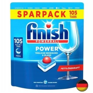 Finish Powerball Power All in 1 Tabletki do Zmywarki 105 szt. (Niemcy)