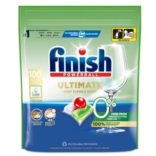 Finish Powerball Ultimate 0% Zero Tabletki Kapsułki do Zmywarki Ekologiczne 100 szt.