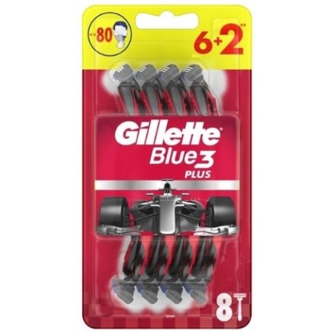 Gillette Blue 3 Plus Nitro Jednorazowe Maszynki do Golenia 8 szt.