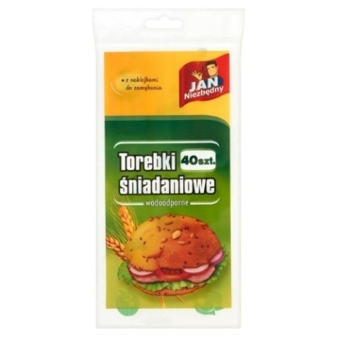 Jan Niezbędny Torebki Śniadaniowe Papierowe 40 szt.