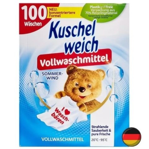 Kuschelweich Sommerwind Vollwaschmittel Uniwersalny Proszek do Prania 100 prań (Niemcy)