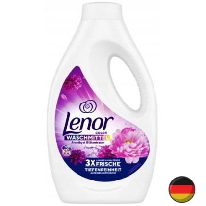 Lenor Amethyst Blütentraum Fioletowy Żel do Prania Koloru 20 prań (Niemcy)