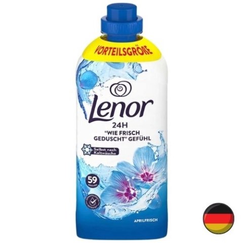 Lenor Aprilfrisch Spring Awakening Niebieski Płyn do Płukania 59 prań (Niemcy)