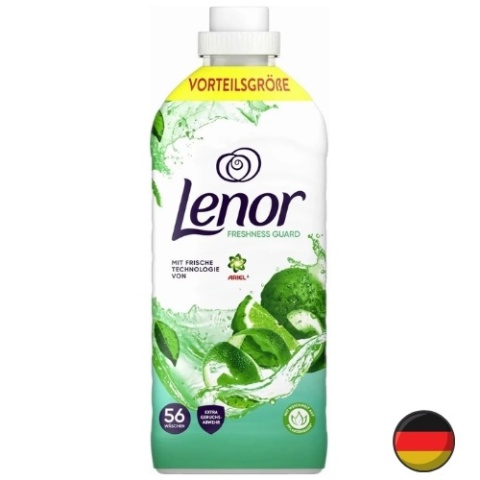 Lenor Freshness Guard Płyn do Płukania z Technologią Ariela Drzewo Herbaciane Jaśmin 56 prań (Niemcy)