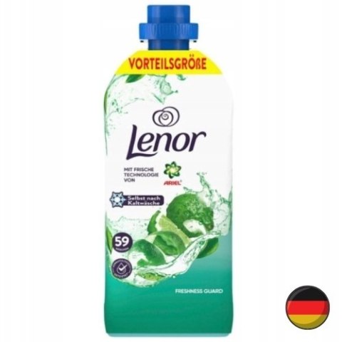 Lenor Freshness Guard Płyn do Płukania z Technologią Ariela Drzewo Herbaciane Jaśmin 59 prań (Niemcy)