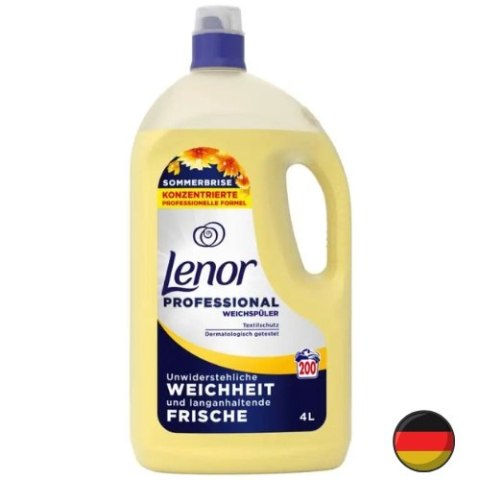 Lenor Sommerbrise Duży Płyn do Płukania Letnia Świeżość 200 prań (Niemcy)