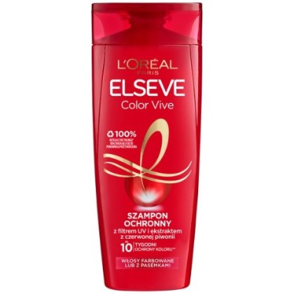Loreal Paris Elseve Color Vive Szampon Ochronny do Włosów Farbowanych 400 ml