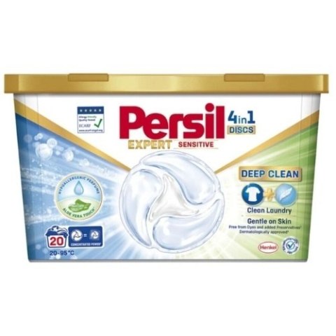 Persil Discs Sensitive Expert Aloe Vera Kapsułki do Prania z Aloesem 20 szt.