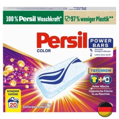 Persil Power Bars Color Tabletki do Prania Koloru 20 szt. (Niemcy)