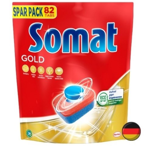 Somat Gold Tabletki do Zmywarki 82 szt. (Niemcy)