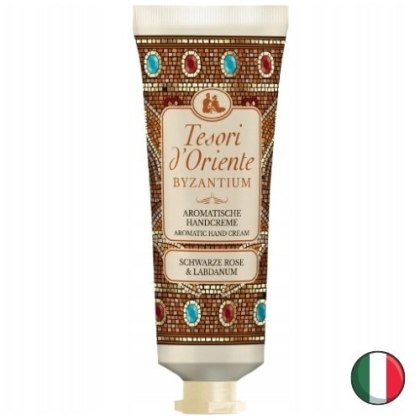 Tesori d'Oriente Bizancjum Krem do Rąk Czarna Róża Labdanum 75 ml (Włochy)