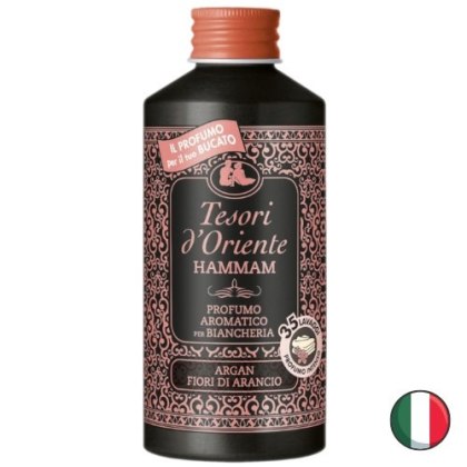 Tesori d'Oriente Hammam Perfumy do Prania Tkanin Płukania Argan Kwiat Pomarańczy 35 prań (Włochy)