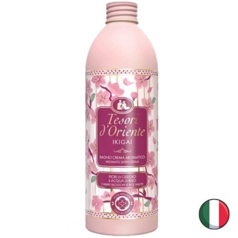 Tesori d'Oriente Ikigai Płyn do Kąpieli Kwiat Wiśni Woda Ryżowa 500 ml (Włochy)