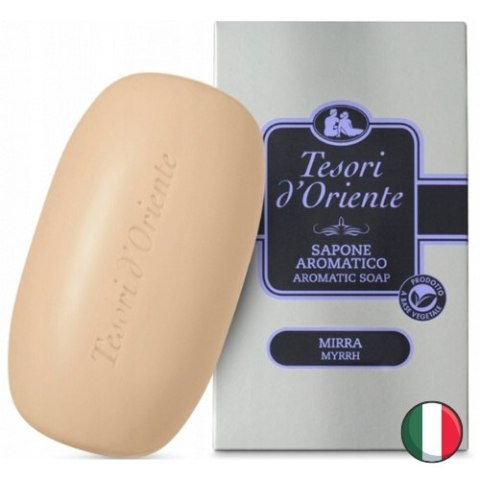 Tesori d'Oriente Mirra Mydło w Kostce Orientalne 125 g (Włochy) Tesori d'Oriente Mirra Mydło w Kostce Orientalne 125 g (Włochy)