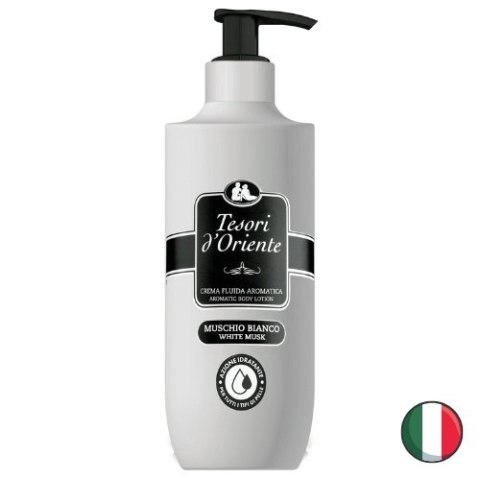 Tesori d'Oriente Muschio Bianco Balsam do Ciała z Pompką Białe Piżmo 400 ml (Włochy)