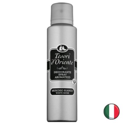 Tesori d'Oriente Muschio Bianco Dezodorant 24h Białe Piżmo 150 ml (Włochy)