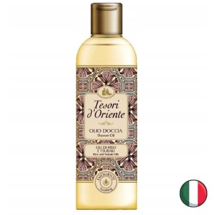 Tesori d'Oriente Olejek do Kąpieli Olej Ryżowy i Tsubaki 250 ml (Włochy)