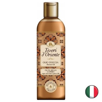 Tesori d'Oriente Olejek do Kąpieli Olejek Arganowy i Cyperus 250 ml (Włochy)