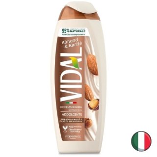 Vidal Almond & Karite Żel pod Prysznic Olej Migdałowy Masło Shea 250 ml (Włochy)