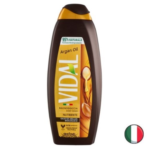 Vidal Argan Oil Żel pod Prysznic Olej Arganowy 600 ml (Włochy)