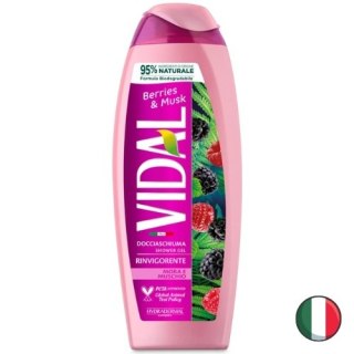 Vidal Blackberry & Musk Żel pod Prysznic Jeżyna Piżmo 250 ml (Włochy)
