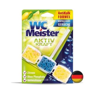 WC Meister Aktiv Kraft Cytrynowa Kostka Zawieszka do Toalety WC 45g (Niemcy)