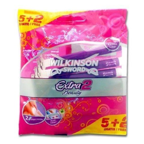 Wilkinson Extra 2 Beauty Maszynki Jednorazowe 5+2 szt. (Niemcy) Wilkinson Extra 2 Beauty Maszynki Jednorazowe 5+2 szt. (Niemcy)